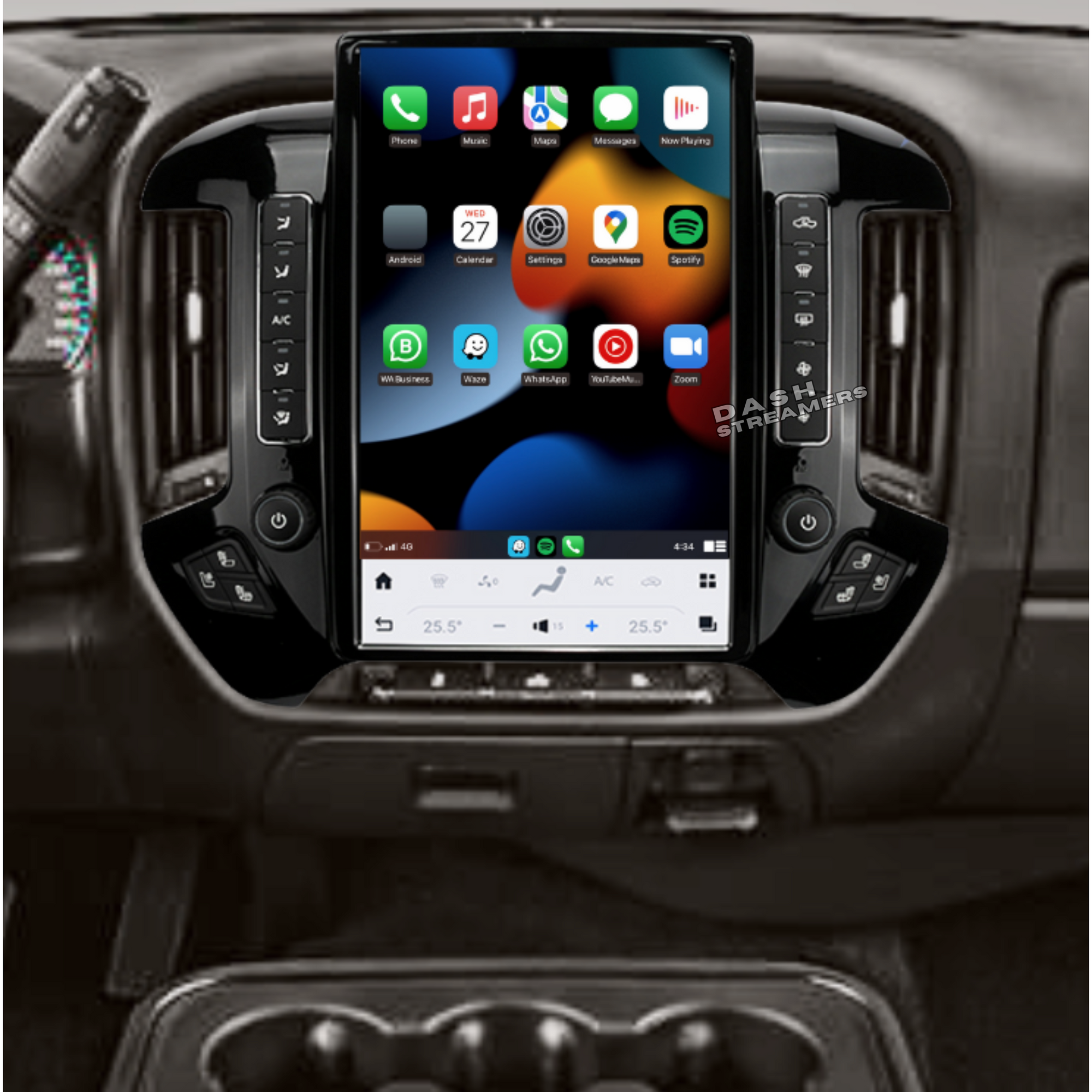 Chevrolet Silverado 2014-2023 Apple CarPlay & Android Auto Tesla Screen Tablet 14.5 / 15.6"
