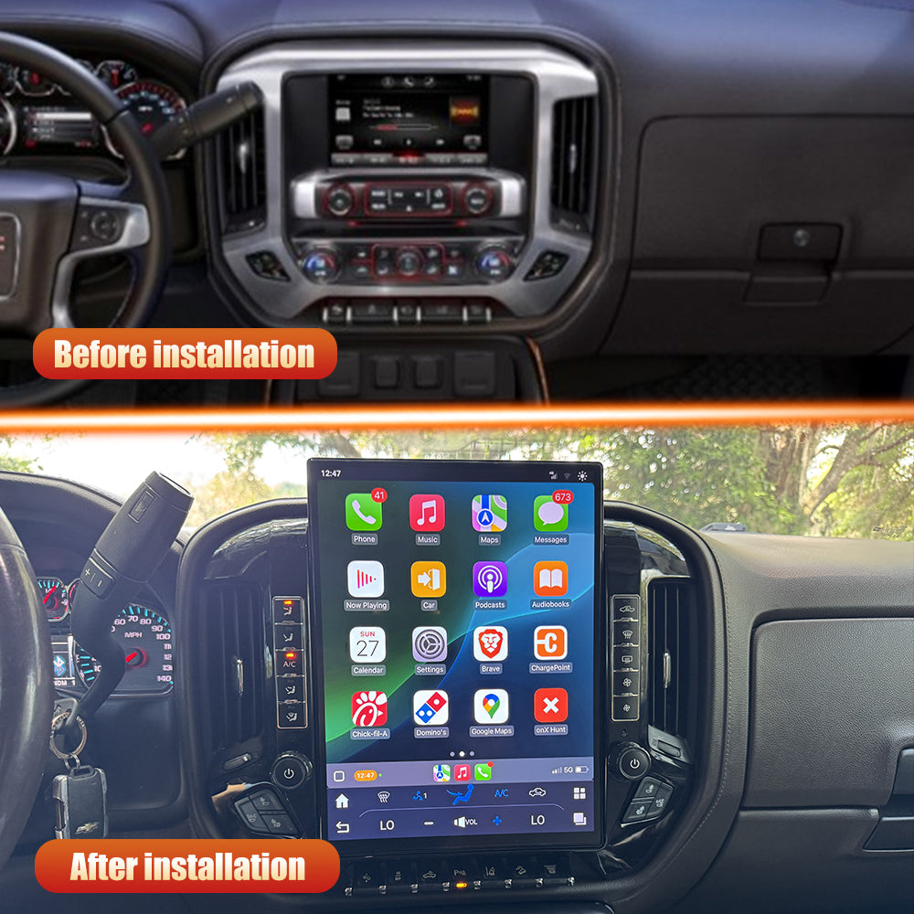 Chevrolet Silverado 2014–2025 CarPlay & Android Auto Screen — product view 6