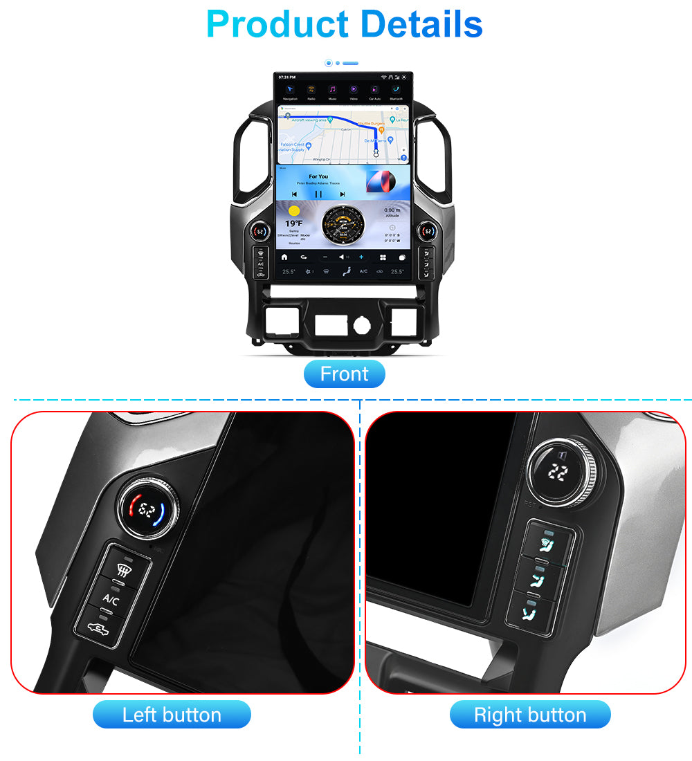 Chevrolet Silverado 2014–2025 CarPlay & Android Auto Screen — product view 13