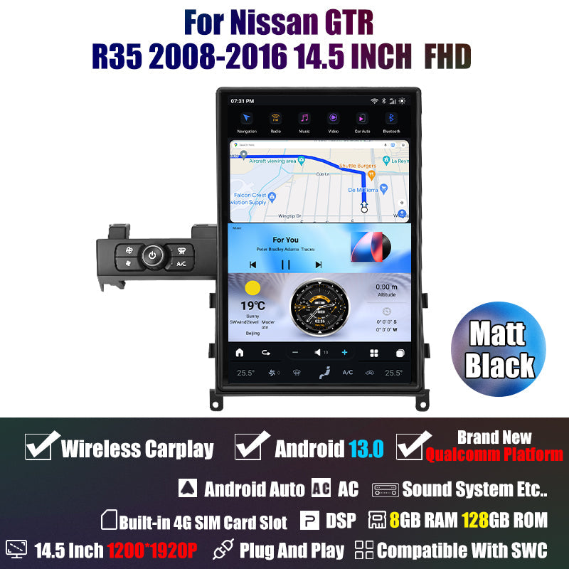 GT-R R35 2008–2016 14.5-inch screen supplier photo