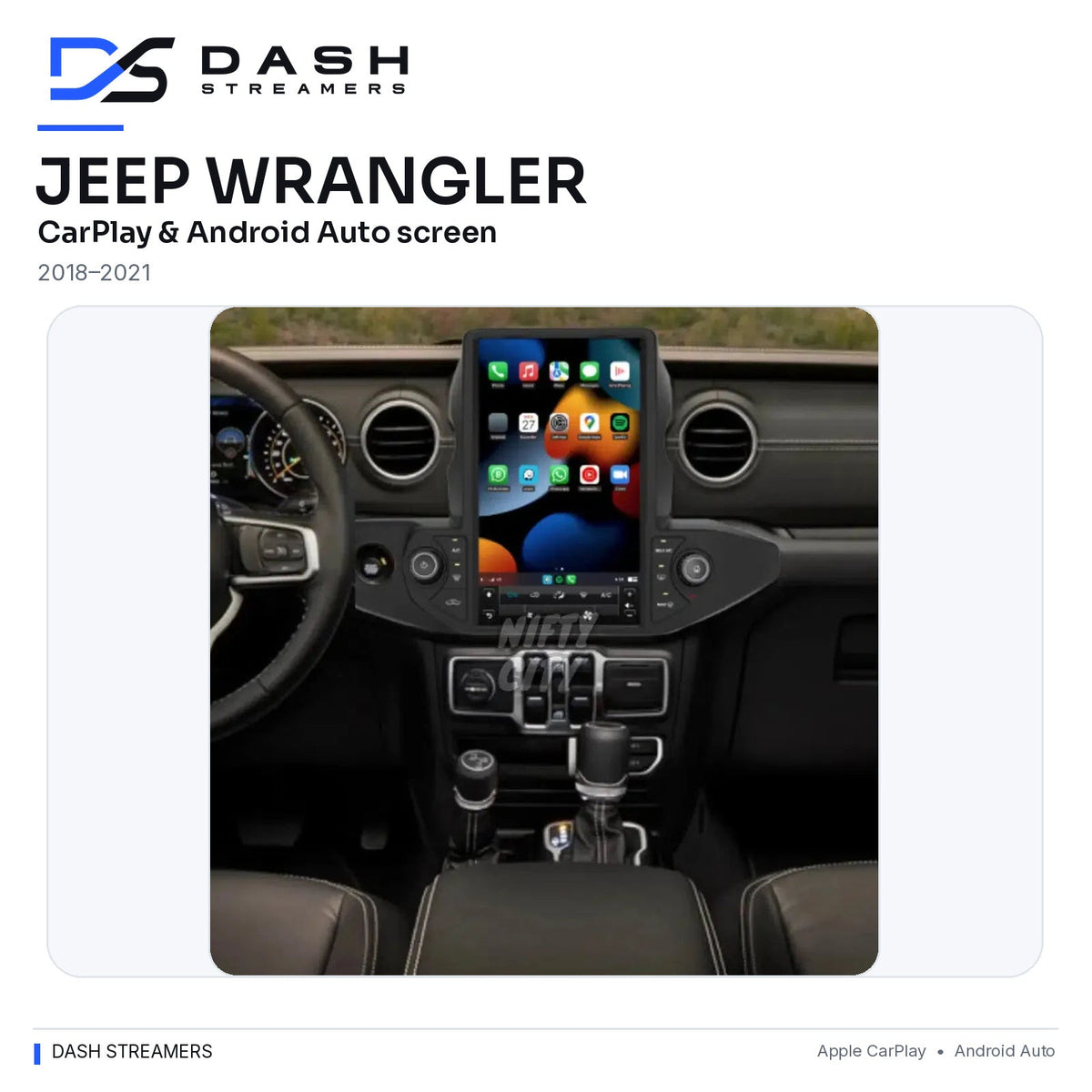 Dash Streamers wrangler installed dashboard photo